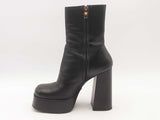 Versace Platform Bootie Black Size 8.5 Aa0725crsa