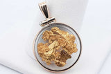 14k Yellow Gold Nugget Pendant 2.3 Grams Eb0526crde