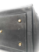 Celine Tie Knot Black Leather Tote Bag Eb1025wxzde