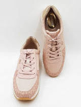 Michael Kors Monique Trainers In Ballerina Pink & Cream Size 7.5 M  Fw1125prdu