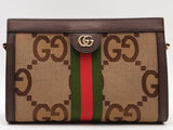 Gucci Ophidia Medium Shoulder Bag Brown Aa0526pzxsa