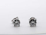 18k White Gold Diamond Studded Earrings 1.1g 1.0cttw Lh0924ixzde