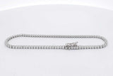 1.76cttw Lab Grown Diamond Tennis Bracelet 14k White Gold 4.9g 7 In Eb0326sxzsa