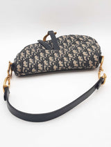 Christian Dior Oblique Jacquard Saddle Bag Eb0826loxzde