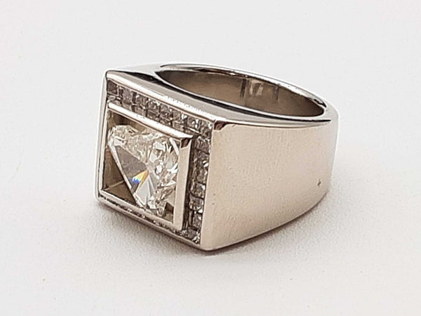 2.00 Cttw Diamonds 0.90 Platinum 50.1g Ring Size 8.75 Do0425wrxzde