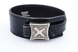 Hermes Black Leather Bracelet Eb1224lrxdu