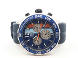 Tag Heuer X Gulf Special Edition Formula 1 43mm Steel & Rubber Watch Fw0426wxzdu