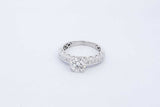 1.49cttw Diamond 18k White Gold Ring 4 Grams Size 6.25 Eb0626loxzde