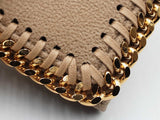 Stella Mc Cartney Falabella Wallet In Neutral Beige Vegan Leather Fw0926lzxdu