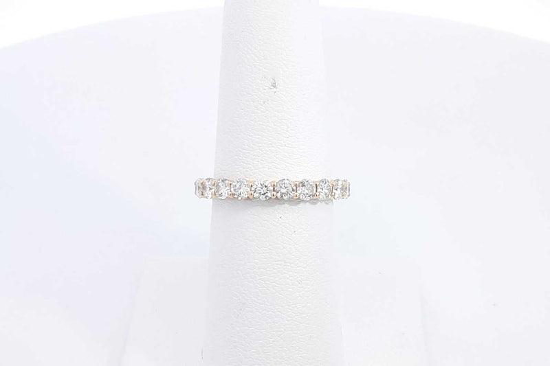 Tiffany & Co. Diamond Eternity Band In 18k Yellow Gold 2.5g Sz 6.25 Eb0724orxzsa