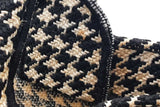 Christian Dior Houndstooth Embroidered Book Tote Bag Eb0826exzde