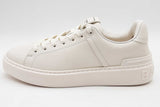 Balmain B Court White Leather Sneakers Size 9 Eb0626lrxsa