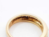 Diamond & 18k Yellow Gold Half-eternity Ring 4.8 Grams Size 5.75 Fw0726rxzdu