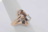 0.60ctw Diamond Ring In 14k Yellow Gold 6.7 Grams Size 6.75 Eb0825rzxsa