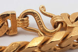 24k Yellow Gold Cuban Link Bracelet 132.6 Grams 8 Inch Eb0726lwxxzsa