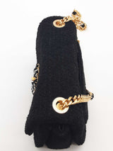 Chanel Black Tweed Bijoux Chain Flap Bag Eb0226wwxzde