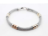 David Yurman Metro Cable Bracelet In Sterling Silver 23.6g 6.5 Inch Fw0226orzdu