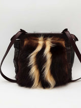 Fendi Fur Peekaboo Crossbody Bag Eb0326exzde