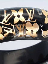 Louis Vuitton Monogram Inclusion Gm Lucite Bangle Bracelet 7 Inch Fw0926lrxdu