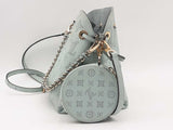 Louis Vuitton Bella Mahina Blue Handbag Aa0925rzxsa