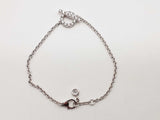 Hermes Finesse 18k White Gold 4.2g Diamond Bracelet 6.25 In Do1124lwxzde