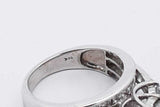 1.15cttw Diamond 14k White Gold Ring 6.4 Grams Size 7 Eb0626cxzsa