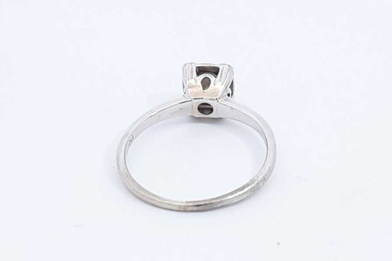 Approx. 0.7ctw Diamond Ring In 14k White Gold 2.3 Grams Size 7 Eb1224rxzdu