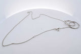 John Hardy Sterling Silver Interlocking Bamboo Necklace 11.37g 20 In Eb0225lxzsa