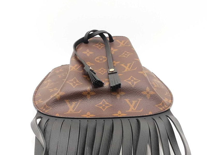 Louis Vuitton Fringed Noe Bucket Bag In Monogram Coated Canvas Fw0925szxdu
