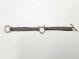 Tiffany And Co. Multi Strand Open Heart Mesh Bracelet 7 Inch Sd0925lrzsa