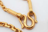 24k Yellow Gold Link Chain Necklace 73.7 Grams 25 Inch Eb0626erxzdu