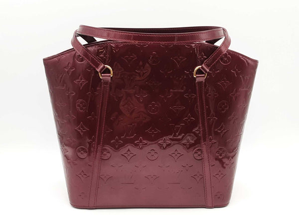 Louis Vuitton Vernis Avalon Mm Burgundy Shoulder Bag Sd0825pzxsa