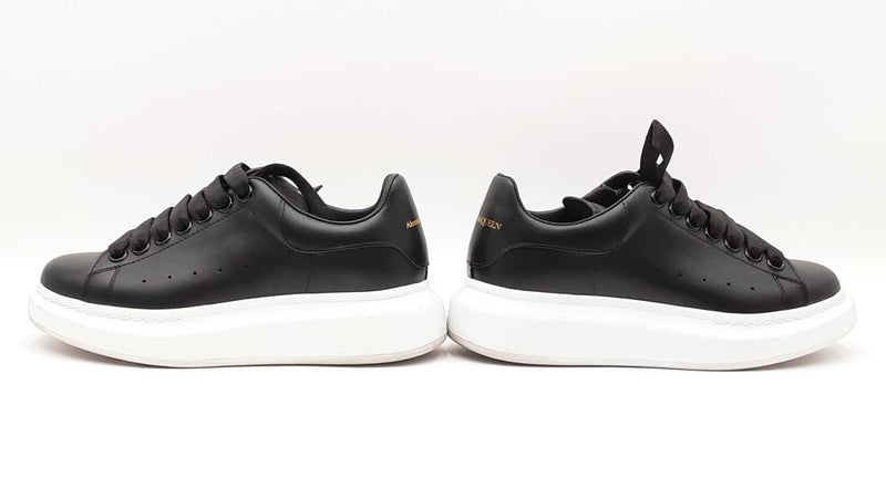 Alexander Mcqueen Pelle S Gomma Black Sneakers Size 35+ Sd0625crdu