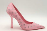 Alexander Wang Delphine Pink Satin Pumps Size 35.5 Eb1124lrxsa