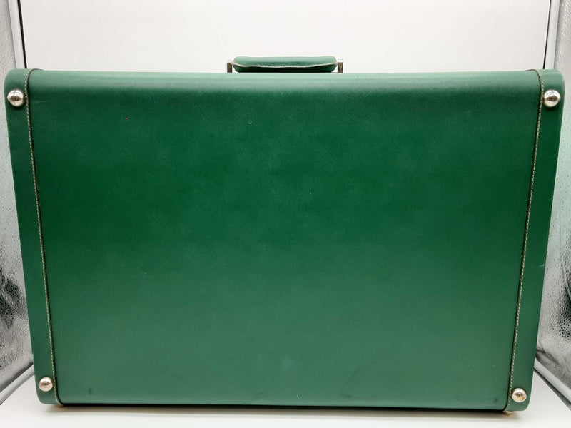 Prada Green Saffiano Leather Trunk Suitcase Do1224cxzde