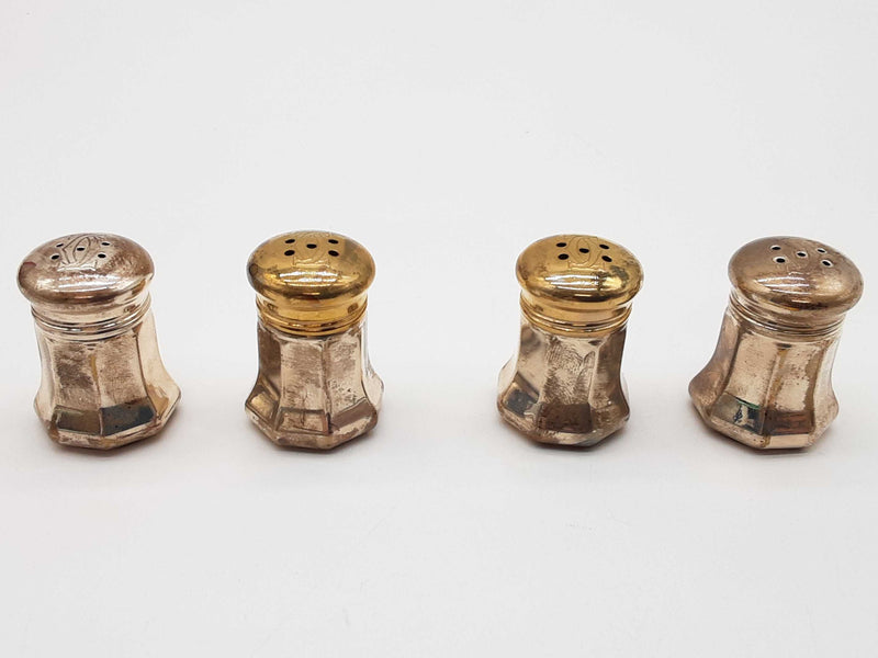 Cartier 0.925 Sterling Silver Mini Salt And Pepper Shakers Do0525lrxde