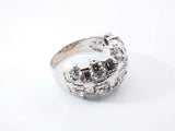 3.92 Cttw Diamond & 14k Gold Art Deco Statement Ring 8.8g Size 7.75 Fw0326lrzxdu