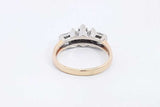 Approx. 0.8ctw Diamond Ring In 14k Yellow Gold 4.6 Grams Size 8.25 Eb1224ocrsa