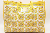 Dolce & Gabbana Majolica Print Canvas Tote Bag Eb1225orxsa