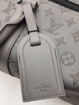Louis Vuitton Monogram Shadow Keepall Bandoulière 50 In Anthracite Gray Leather Fw0826lzxzdu