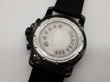 Movado 14.1.36.1219 42 Series 800 Black Steel Rubber Band Watch Do0325wxzde