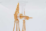 22k Yellow Gold Filigree Screwback Earrings 23.9 Grams Eb1225loxzsa