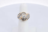 1.83ctw Diamond Ring In 14k Yellow Gold 8.2 Grams Size 5 Eb0325loxzsa