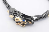 John Hardy Legends Naga Dragon Sterling Silver & 18k Bracelet 19.5g Eb1125ixzsa