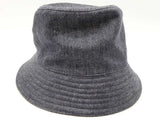 Hermes Blue Denim Bucket Hat Size 56 Do0926lcrde