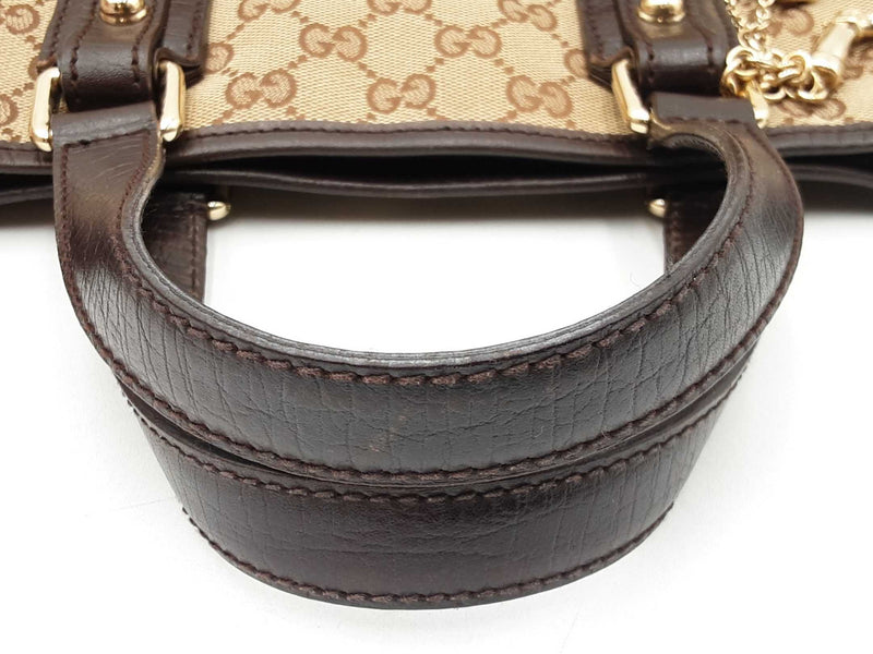 Gucci Small Jolicouer Tote In Gg Monogram Canvas Fabric Fw0925wxzdu