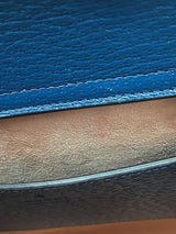 Gucci Navy Blue Leather Diana Bamboo Handle Tote Bag Eb0426lexzde