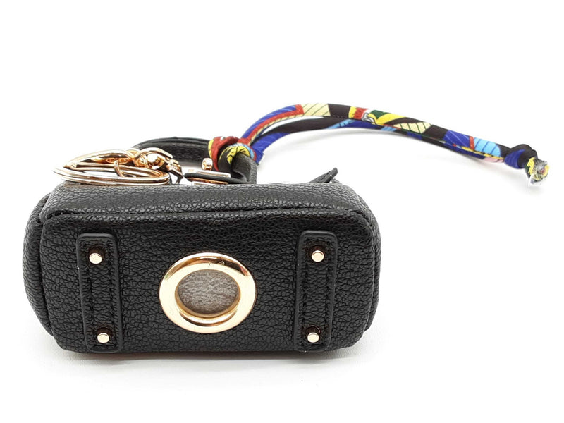 Black Doggie Bag Holder Mini Bag Charm Do0824cde