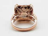 Smokey Quartz 14k Two Tone Gold 7.0g Ring Size 5.75 Do0426wxzde