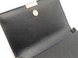 Versace Greca Goddess Mini Bag In Black Leather Fw0526crzdu